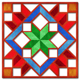 Carpenters Wheel Cut out RGB Metal Sign 36in X 36in Metal Sign