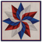 Starburst Design 4 Metal Sign 30in X 30in Metal Sign