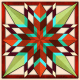 AQP991   16 POINT EARTH TONE CUTOUT Metal Sign