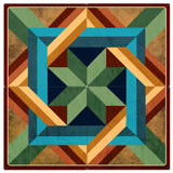 AQPB014   BOX IN BOX DARK EARTH 4PCS Metal Sign