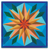 AQPB017   SUNFLOWER LIGHT BLUE BACKGROUND Metal Sign