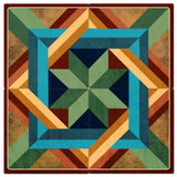 AQPB025   BOX IN BOX DARK EARTH 4 PCS Metal Sign