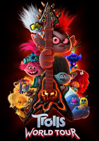 Trolls World Tour Style C Movie Poster 11 x 17 inch