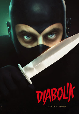 Diabolik Style B Movie Poster 11 x 17 inch