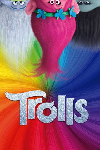 Trolls Style E Movie Poster 11 x 17 inch