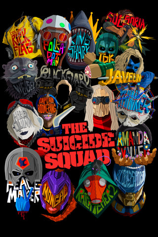 The Suicide Squad Style D Movie Poster 11 x 17 inch