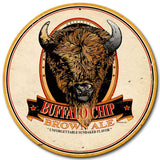 Buffalo Chip Brown Ale Vintage Sign Metal Sign