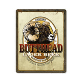 Butthead Lager Vintage Sign Metal Sign