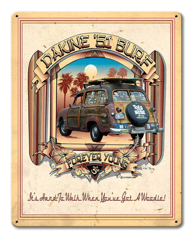 Dakine 51 Vintage Sign Metal Sign