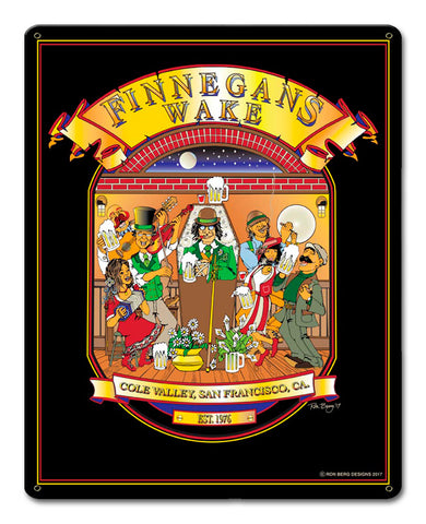 Finnegan's Wake Vintage Sign Metal Sign