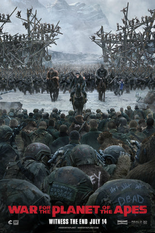 War for the Planet of the Apes Style E Movie Poster 27 x 40 inch
