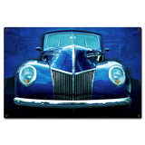 Blue Ford Metal Sign 24in X 16in Metal Sign