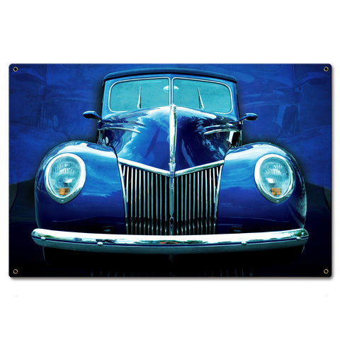 Blue Ford Metal Sign 24in X 16in Metal Sign
