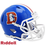 Denver Broncos Helmet Riddell Replica Mini Speed Style 1975-1996 T/B