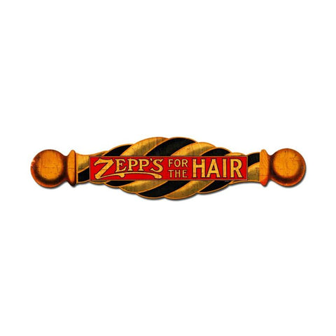 Zepp's-For-The-Hair-Vintage-Sign-Metal-Sign