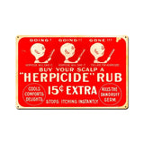 Herpicide Vintage Sign Metal Sign