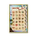 Barber Mugs Vintage Sign Metal Sign