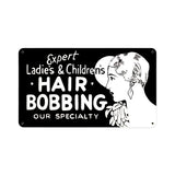 Hair Bobbing Vintage Sign Metal Sign