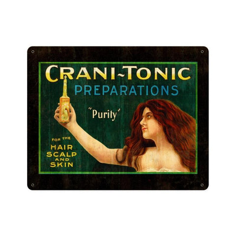 Crani-Tonic Vintage Sign Metal Sign
