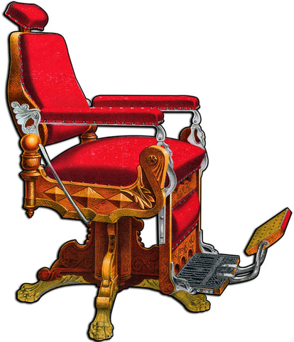 Kochs Barber Chair Vintage Sign Metal Sign