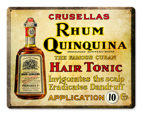 Rhum Quinquina Vintage Sign Metal Sign
