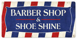 Barber Shop & Shoeshine Vintage Sign Metal Sign