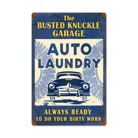 Auto-Laundry-Vintage-Sign-Metal-Sign