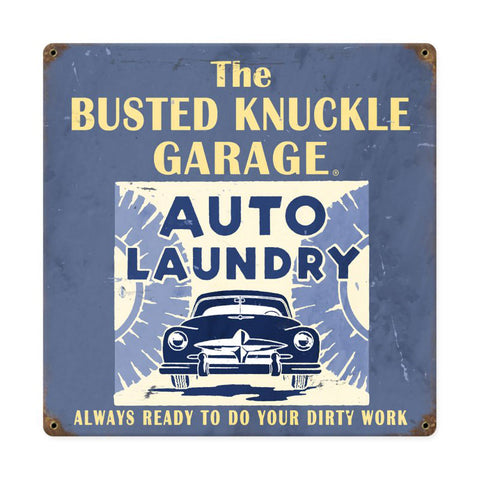 Car Wash Vintage Sign Metal Sign