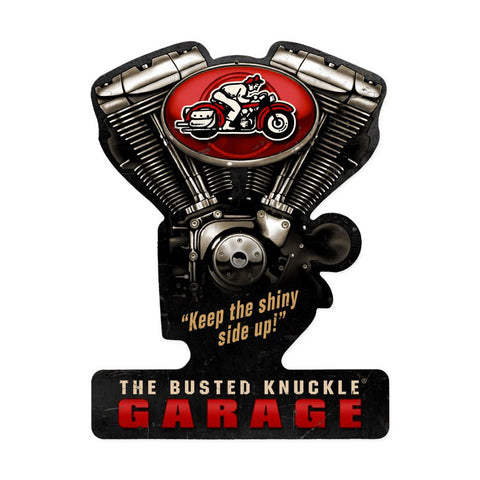 Busted Knuckle Garage Vintage Sign Metal Sign