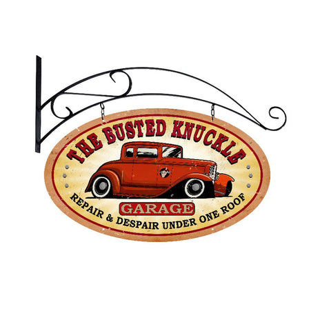 Busted Knuckle Garage Vintage Sign Metal Sign
