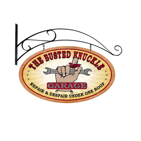 Busted Knuckle Garage Vintage Sign Metal Sign