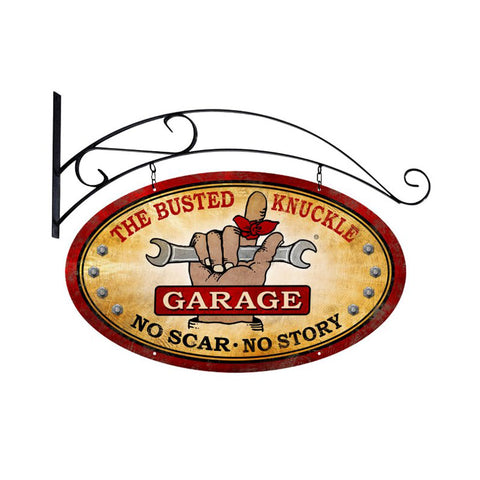Busted Knuckle Garage Vintage Sign Metal Sign