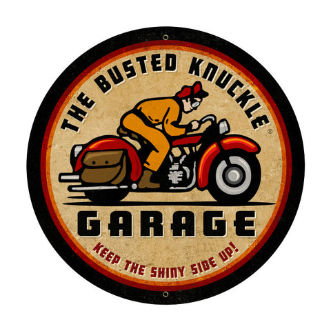 Retro Rider Vintage Sign Metal Sign