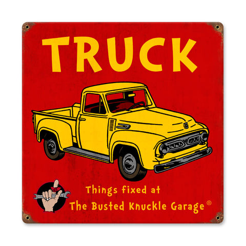 Kids Truck Vintage Sign Metal Sign