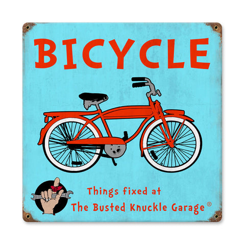 Kids-Bicycle-Vintage-Sign-Metal-Sign