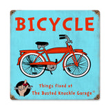 Kids Bicycle Vintage Sign Metal Sign