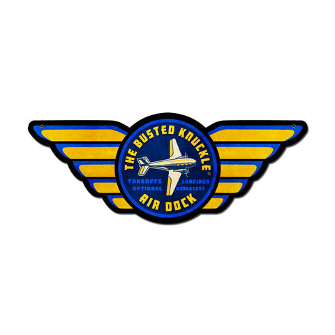 Air-Dock-Wings-Vintage-Sign-Metal-Sign