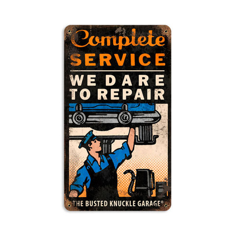 Dare-To-Repair-Vintage-Sign-Metal-Sign