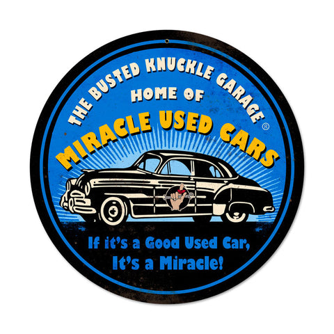 Miracle-Used-Cars-Vintage-Sign-Metal-Sign