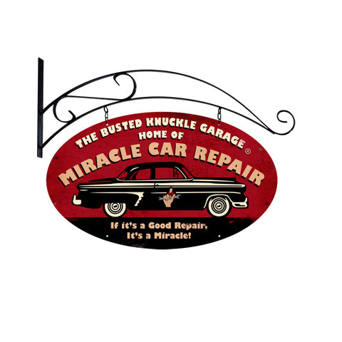 Miracle Car Repair Vintage Sign Metal Sign