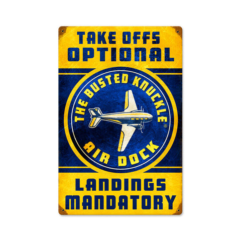 Air-Dock-Vintage-Sign-Metal-Sign