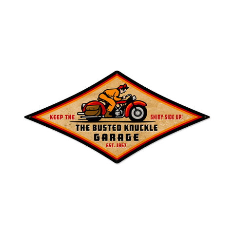 Retro Rider Vintage Sign Metal Sign