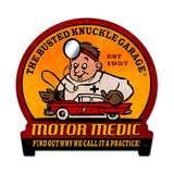 Motor Medic Vintage Sign Metal Sign