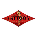 Tattoos Vintage Sign Metal Sign