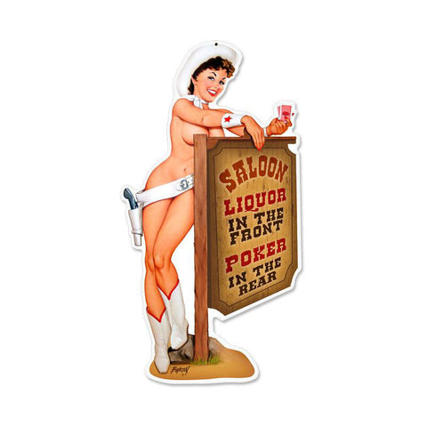 Cowgirl-Saloon-Vintage-Sign-Metal-Sign