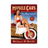Muscle Cars Xl Vintage Sign Metal Sign