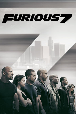 Furious 7 Style D Movie Poster 11 x 17 inch