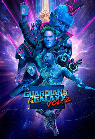 Guardians of the Galaxy Vol. 2 Style D Movie Poster 27 x 40 inch