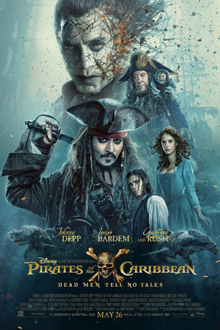Pirates of the Caribbean: Dead Men Tell No Tales Style C Movie Poster 27 x 40 inch