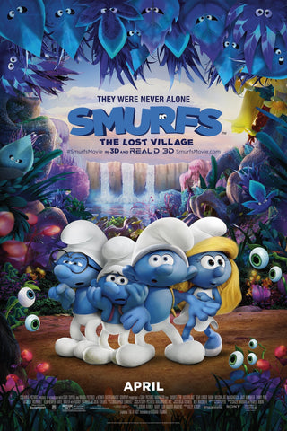 Smurfs: The Lost Village Style E Movie Poster 27 x 40 inch